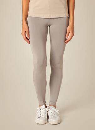 Legging taille haute taille haute gris LUNE ACTIVE femme