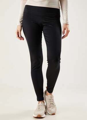 Legging sans repassage taille normale noir LUNE ACTIVE femme