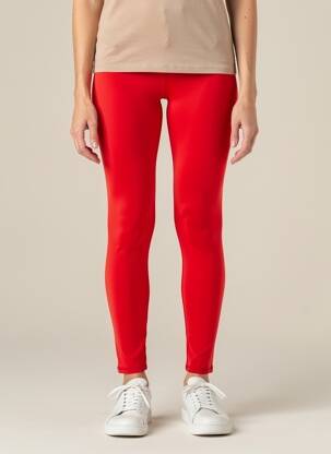 Legging effet matière satinée taille normale rouge LANSTON SPORT femme