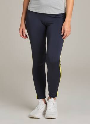 Legging effet matière satinée taille normale bleu SPLITS59 femme