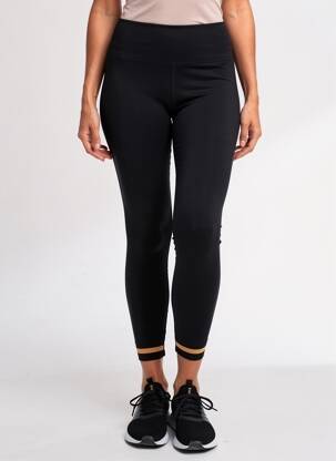 Legging sans repassage taille normale noir THE UPSIDE femme