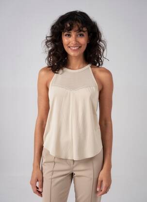 Top stretch sans manche chair VARLEY femme