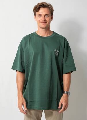 T-shirt bio manches courtes vert THE UPSIDE homme
