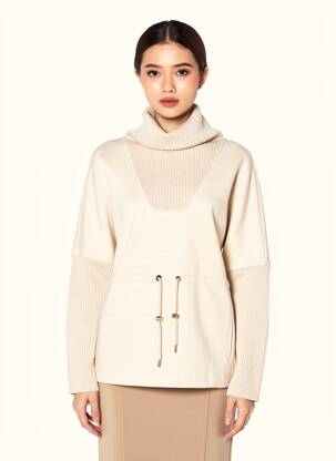 Sweat-shirt stretch manches longues beige VARLEY femme