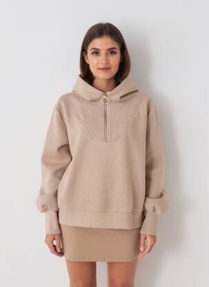 Sweat-shirt stretch manches longues beige VARLEY femme