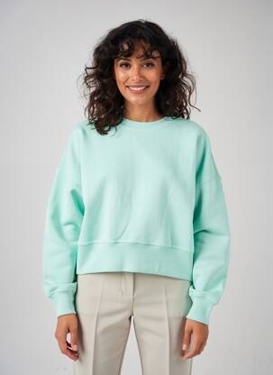 Sweat-shirt stretch manches longues vert P.E NATION femme