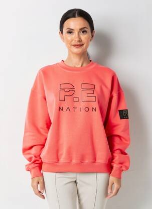 Sweat-shirt stretch manches longues rose P.E NATION femme