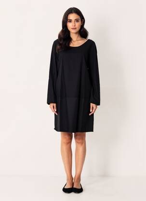 Robe courte manches longues manches longues noir HARRIS WILSON femme
