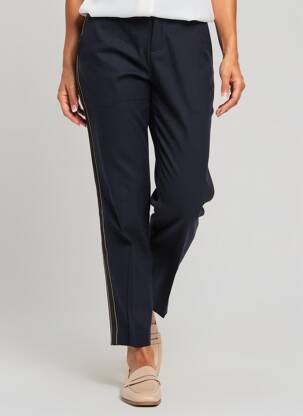 Pantalon chino stretch taille normale bleu OUI femme