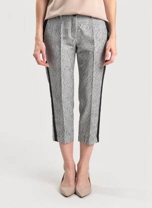 Pantalon 7/8 taille haute taille haute gris TINSELS femme