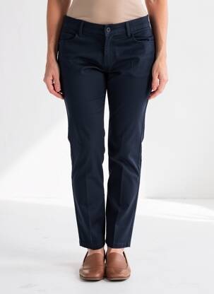 Pantalon slim stretch taille normale bleu PAKO LITTO femme