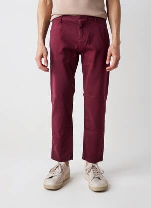 Pantalon chino stretch taille normale violet HARRIS WILSON femme