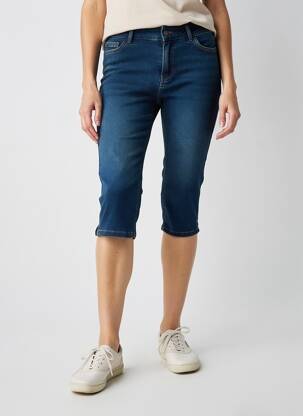 Corsaire tissage denim taille normale bleu C'EST BEAU LA VIE femme