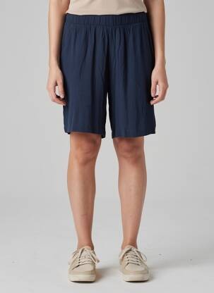 Short taille normale taille normale bleu ICHI femme