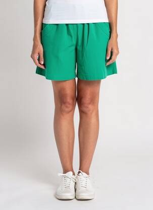 Short coupe large taille haute vert C'EST BEAU LA VIE femme