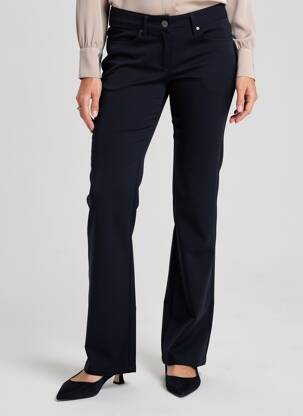 Pantalon slim tissage popeline taille normale noir GERKE MY PANTS femme