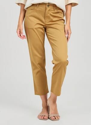 Pantalon 7/8 stretch taille normale beige LCDN femme