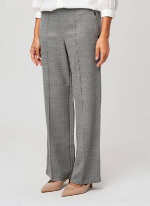 Pantalon droit stretch taille normale gris GARCIA femme