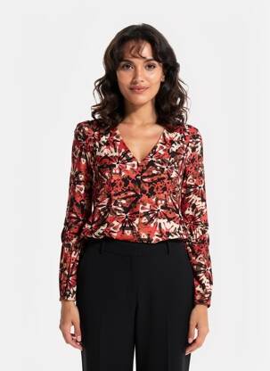 Top manches longues manches longues rouge LOLA ESPELETA femme