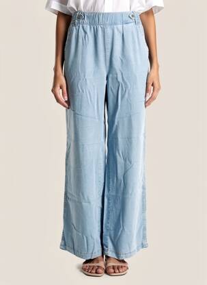 Pantalon large coupe fluide taille normale bleu STREET ONE femme