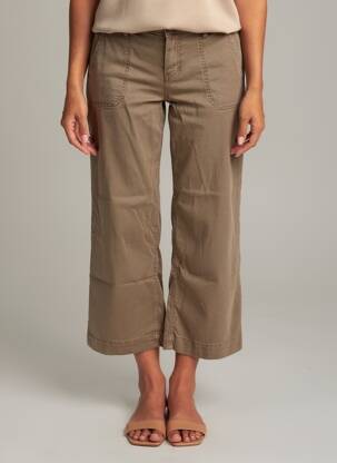 Pantalon 7/8 taille normale taille normale marron STREET ONE femme