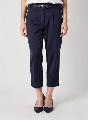Pantalon 7/8 stretch taille normale bleu IMPERIAL femme