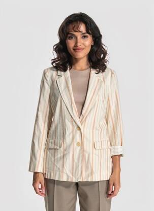 Blazer poches beige SURKANA femme
