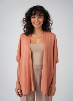 Veste casual orange SURKANA femme
