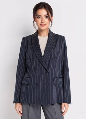 Blazer manches longues bleu IMPERIAL femme
