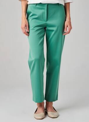 Pantalon slim stretch taille normale vert SOAKED IN LUXURY femme