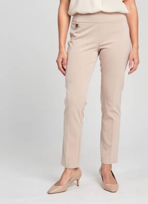 Pantalon slim stretch taille normale beige JOSEPH RIBKOFF femme