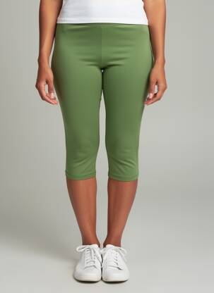 Legging tissage jersey taille normale vert VERDISSIMA femme