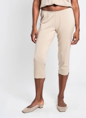 Legging tissage jersey taille normale beige VERDISSIMA femme