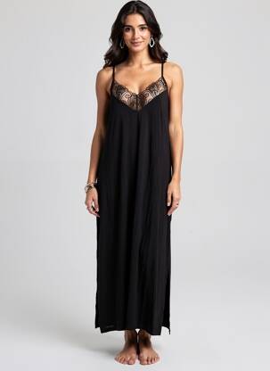 Nuisette/combinette stretch noir LORMAR femme
