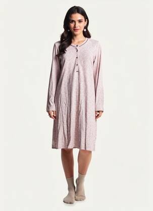 Chemise de nuit stretch rose LORMAR femme