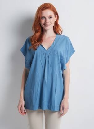 Top manches courtes manches courtes bleu TIFFOSI femme