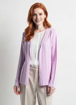 Gilet manches longues manches longues violet KAFFE femme