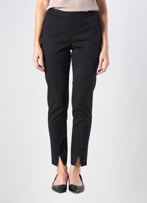 Pantalon slim taille élastique taille normale noir G!OZE femme