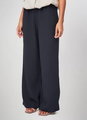 Pantalon large taille normale taille normale noir MOLLY BRACKEN femme