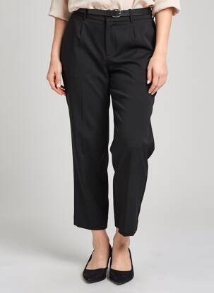 Pantalon 7/8 taille haute taille haute noir TIFFOSI femme