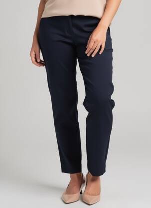 Pantalon chino tissage popeline taille normale bleu TIFFOSI femme