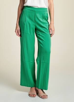 Pantalon droit taille normale taille normale vert LPB LES PETITES BOMBES  femme