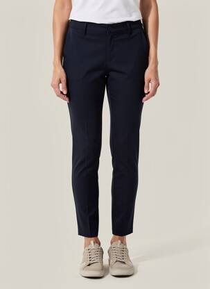 Pantalon slim stretch taille normale bleu KAFFE femme