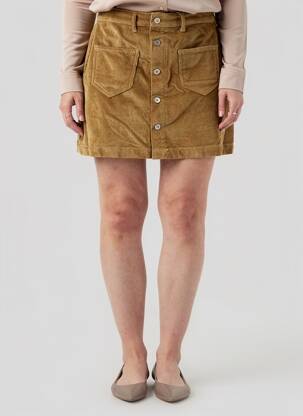 Jupe courte poches marron ONLY femme