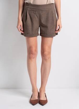 Short taille normale taille normale marron LPB LES PETITES BOMBES  femme