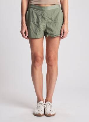 Short taille normale taille normale vert PIECES femme