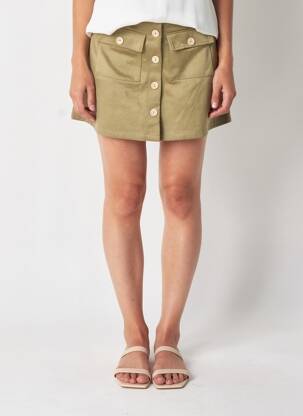 Jupe courte poches vert TIFFOSI femme