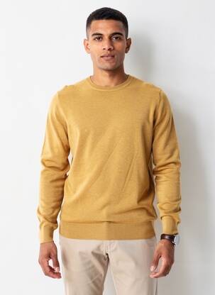 Pull stretch manches longues beige PETROL INDUSTRIES homme
