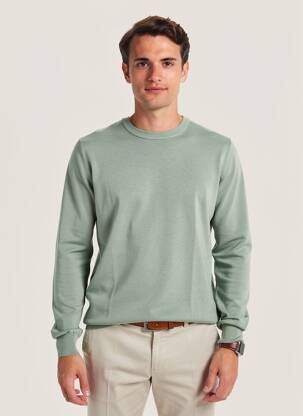 Pull stretch manches longues vert TIFFOSI homme