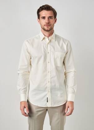 Chemise manches longues poches jaune ARMORIAL homme